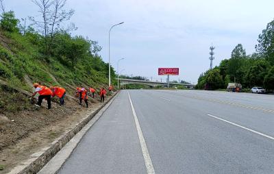 南漳：整治路域环境　打造美丽公路