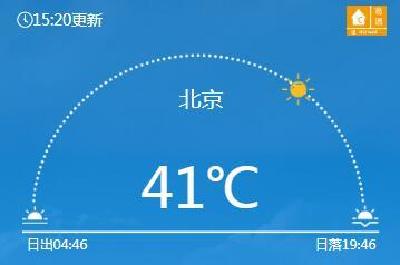 41.1℃！北京南郊观象台气温飙升 并列历史第二高