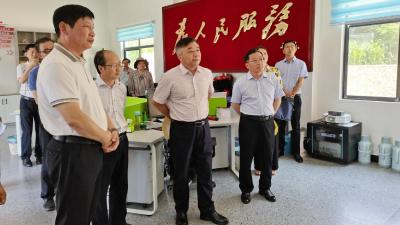 省农业农村厅领导到我县调研乡村治理工作  