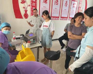 九集镇开展无偿献血志愿服务活动