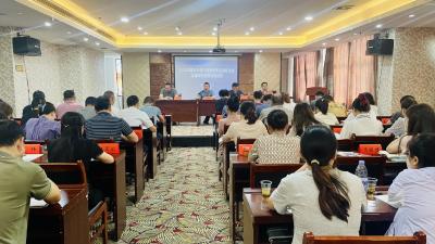 襄阳市居民健康素养监测培训会及健康促进现场交流会在我县举办  