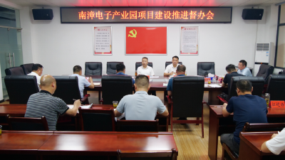陈栋：以时不我待的紧迫感责任感，全力以赴推动电子信息产业园项目尽快落地见效 