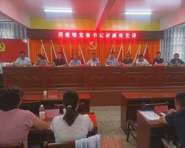 巡检镇组织召开党员干部警示教育大会