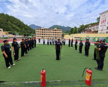 我县举办校园专职保安培训