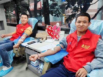 【热点关注】中建二局三公司西北分公司团委开展无偿献血志愿服务活动