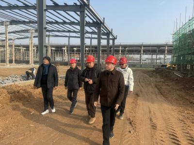 南漳经济开发区检查建筑工地施工安全