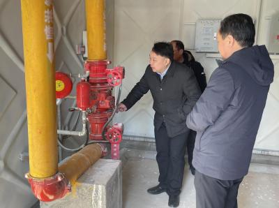 市民政局检查组指导我县福利院消防安全工作