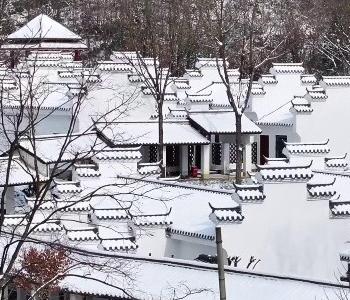 湖北南漳：雪润香山