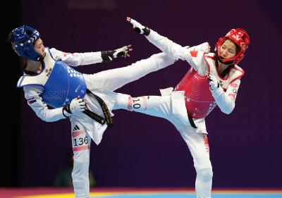 中国跆拳道队实现奥运女子项目满额参赛