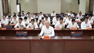 我县组织收听收看全省校园安全工作视频会议