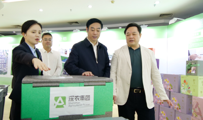 罗兴斌带队拜访深圳市海吉星公司，洽谈冷链物流项目合作事宜