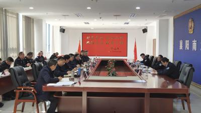 市领导到我县召开防范极端案事件维护社会稳定工作座谈会