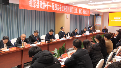 罗兴斌参加政协南漳县第十一届委员会第四次会议分组讨论 