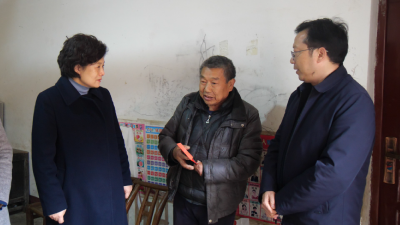 省残联慰问组到我县慰问困难残疾人  