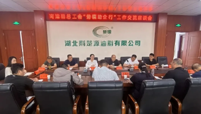 南漳县总工会召开“劳模助企行”工作交流座谈会 