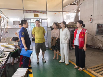 南漳县花石桥社区：联合检查排隐患 拧紧企业安全阀 