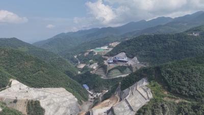【项目进行时】南漳抽水蓄能电站进入下水库大坝左岸坝基处理与混凝土浇筑阶段  