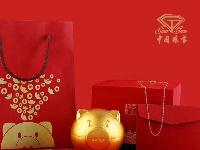 中国珠宝2019生肖新品【纳福招财金猪】上线啦！