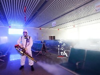 场面震撼 谷城北站全面消杀