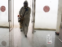 场面震撼 谷城北站全面消杀