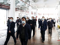 参加襄阳市第一季度项目拉练与会代表来谷城观摩