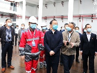 参加襄阳市第一季度项目拉练与会代表来谷城观摩