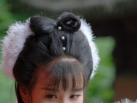 古典美女惊艳承恩寺 蔡以成摄