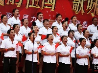 庙滩万家营唱响爱国情