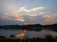 看银城彩霞满天，怎一个“热”字了得