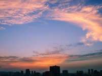 谷城的天空