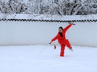 雪中太极，美到爆！