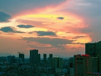 谷城的天空
