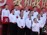 庙滩万家营唱响爱国情