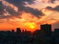谷城的天空