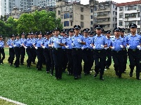 谷城公安显风采