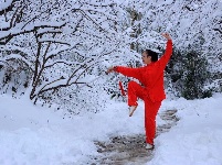 雪中太极，美到爆！