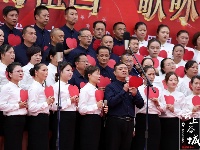 庙滩万家营唱响爱国情