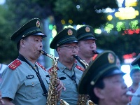 七一，谷城战友乐团向党献礼