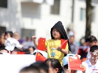 庙滩万家营唱响爱国情