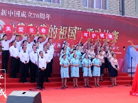庙滩万家营唱响爱国情