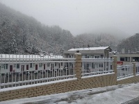 谷城今冬第一场雪来啦