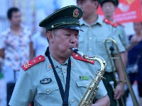 七一，谷城战友乐团向党献礼