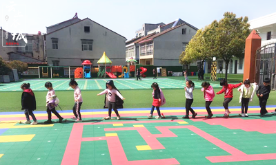 庙滩中心幼儿园：“玩转”传统体育游戏