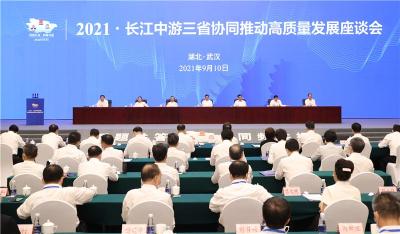 长江中游三省协同推动高质量发展座谈会在武汉举行