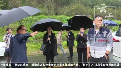 城关镇老君山村接受湖北旅游名村考核评定
