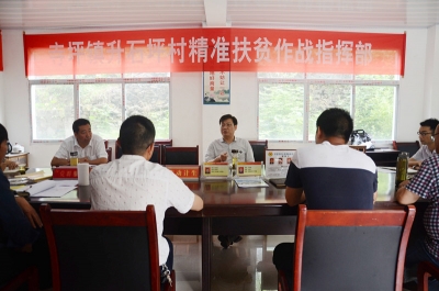 刘明锋到寺坪镇调研督导软弱涣散基层党组织整顿工作