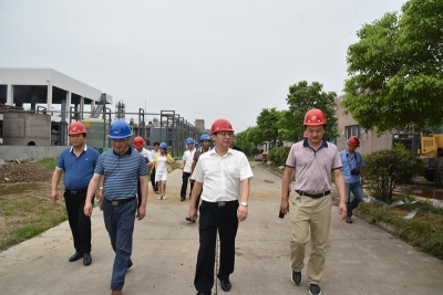刘明锋到余家湖保康工业园调研