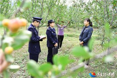 保康民警倾心为乡村林果产业护航