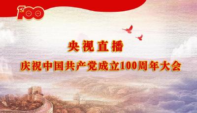 央视直播丨庆祝中国共产党成立100周年大会