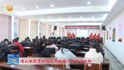 【深入学习贯彻落实十九届六中全会精神】保康县税务局学习党的十九届六中全会精神